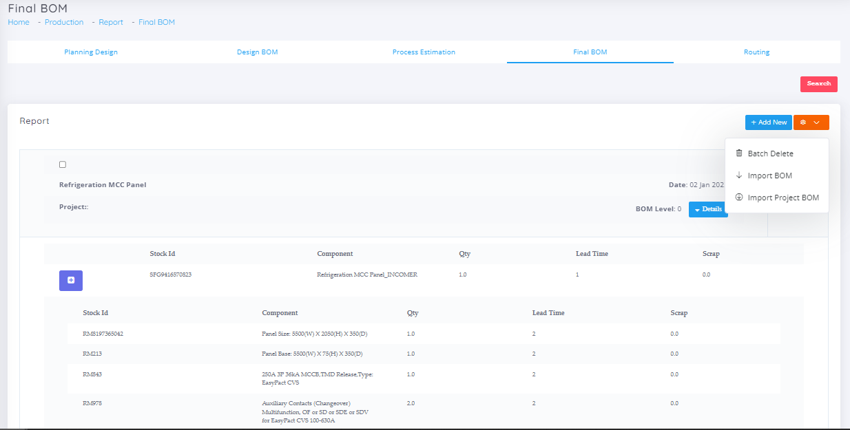 Peacksoft Production Control, Planning & Scheduling, Capacity Planning 